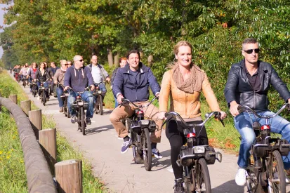 Solex rijden op locatie